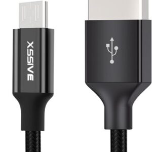 XSSIVE BRAIDED USB MICRO CABLE 2M