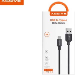 XSSIVE BRAIDED USB TYPE-C CABLE 2M