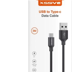 XSSIVE BRAIDED USB TYPE-C CABLE 3M