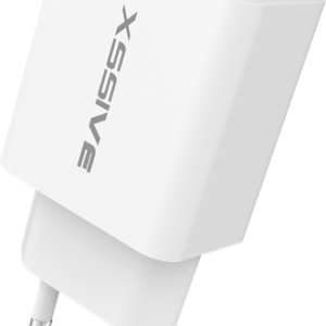 XSSIVE DUO USB CHARGER+CABLE MICRO 2.1A XSS-AC54-M - WHITE