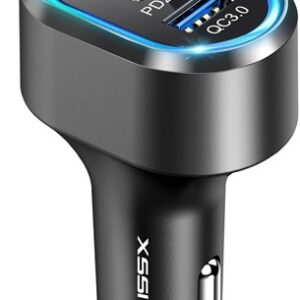 XSSIVE FAST CAR CHARGER PD50W ULTRA XSS-CC34 - BLACK