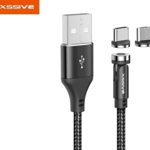 XSSIVE MAGNETIC USB CABLE FOR TYPE-C & MICRO XSS-MCS01