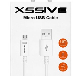 XSSIVE MICRO USB CABLE 2M XSS-PVC200M - WHITE