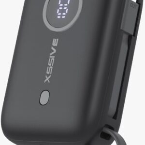 XSSIVE POWERBANK INCL. CABLE 9600 MILLIAMPERE-HOUR 30W SUPER FAST CHARGE XSS-PB32C - BLACK