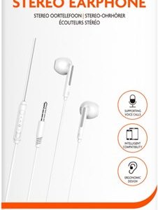 XSSIVE STEREO HEADPHONES 3.5MM XSS-EP11 WHITE