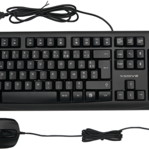 XSS- WIRED KEYBOARD & MOUSE COMBO KMSET2 AZERTY FR