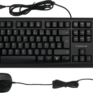 XSS-WIRED KEYBOARD & MOUSE COMBO KMSET2 QWERTZ DE