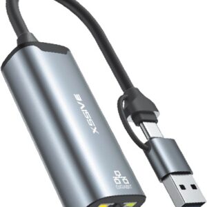 XSSIVE ETHERNET ADAPTER WITH GIGABIT HYPER SPEED XSS HD08