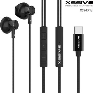 XSSIVE STEREO HEADPHONES TYPE-C XSS-EP18 - BLACK
