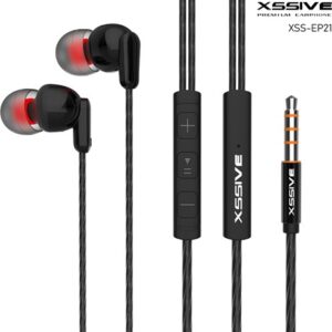 XSSIVE STEREO IN-EAR HEADPHONES 3.5MM XSS-EP21- BLACK