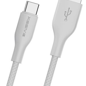 XSSIVE TPE BRAIDED CABLE TYPE-C 30CM XSS-TPEBR30C - WHITE