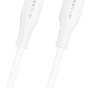 XSSIVE TPE BRAIDED SERIES 27W TYPE-C TO 8 PIN CABLE 1M XSS-TPEBR1MCL - WHITE