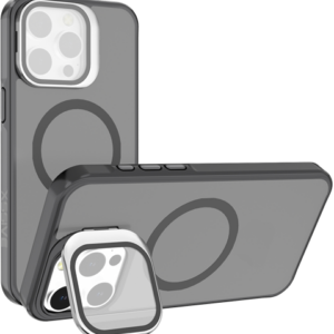 Lens Stand Case iPhone 14 Pro Max- Gray