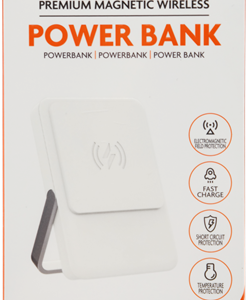 XSSIVE PREMIUM MINI POWERBANK MAGNETIC WIRELESS CHARGING 5000MAH XSS-PB42 -WHITE