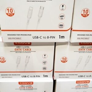 XSSIVE USB-C TO 8 PIN (IPHONE) 1M XSS-PVC100CL - WHITE