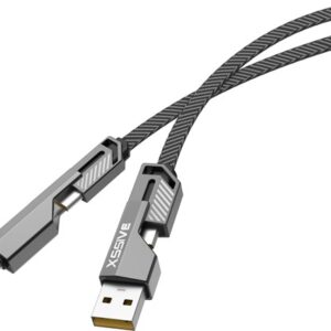 XSSIVE BRAIDED 4IN1 USB CABLE XSS-4IN1 1M