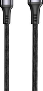 XSSIVE BRAIDED 60W USB-C TO USB-C CABLE 1M XSS-BR1MCC 90°