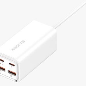 XSSIVE DESKTOP CHARGER 65W FAST CHARGING XSS-AC77- WHITE