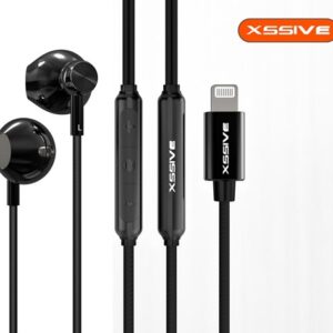 XSSIVE STEREO EARPHONES FOR IPHONE XSS-EP24 - BLACK