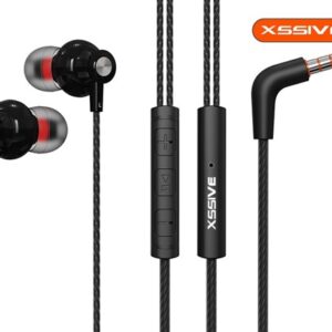 XSSIVE STEREO HEADPHONES 3.5MM XSS-EP23 - BLACK