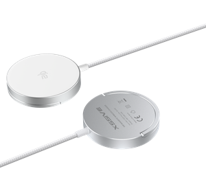 XSSIVE 25W WIRELESS MAGNETIC CHARGER WITH STAND XSS-MSW2NW - WHITE