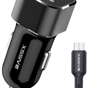 XSS-C29 MICRO XSSIVE C29N DUO CAR CHARGER + MICRO CABLE 2.4A