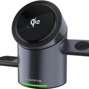XSSIVE 3 N1 MAGNETIC QI2 WIRELESSCHARGER XSS -STAND13 -BLACK