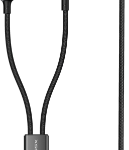XSSIVE 2IN1 CHARGING CABLE FOR USB-C & SAMSUNG WATCH XSS-WATCH6 2IN1 - BLACK
