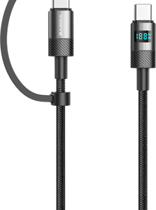 XSSIVE 2IN1 PD FAST CHARGING USB CABLE XSS-CCA-1.2M