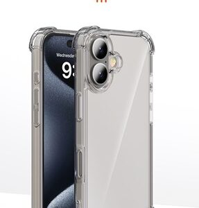 XSSIVE ANTI SHOCK BACK COVER IPHONE 16E - CLEAR