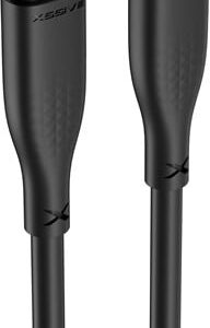 XSSIVE USB-C TO 8 PIN (IPHONE)  PACK OF 10 IN 1  1M XSS-TPE1MCL (SMALL BOX) BLACK