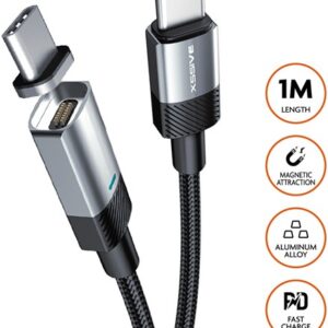 XSSIVE 60W MAGNETIC USB CABLE FOR USB-C TO USB-C XSS-MCS03 CC
