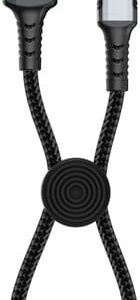 XSSIVE BRAIDED CABLE 18W USB-C XSS-BR-AC-B-30CM - BLACK