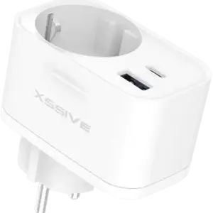 XSSIVE 20W PD QUICK CHARGER WITH AC OUTLET XSS-AC81