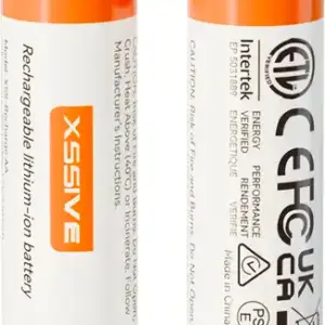 XSSIVE USB-C RECHARGEABLE PENLITE AA BATTERY 4PCS