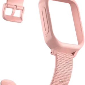 SILICONE SMART WATCH BAND WITH CASE FOR XSS-KSW1 - PINK
