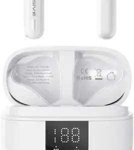 XSSIVE WIRELESS EARBUDS WITH ENC+DISPLAY XSS-TWS19W - WHITE