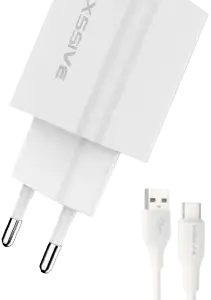 XSSIVE 18W QC QUICK CHARGER & USB-C CABLE XSS-AC61N AC - WHITE