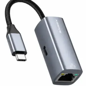 XSSIVE 2IN1 USB-C RJ45 LAN ADAPTER XSS-HUB21
