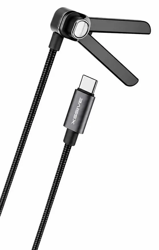 XSSIVE 30W CHARGING USB-C TO 8-PIN CABLE WITH STAND XSS-STCL-1M