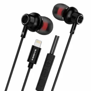 XSSIVE 8-PIN IN-EAR STEREO EARPHONES FOR IPHONE XSS-EP26B - BLACK
