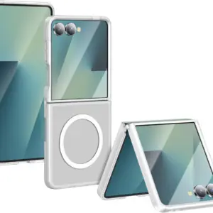 XSSIVE BACK CASE FOR MAGSAFE GALAXY Z FLIP 7/8 - MATTE TRANSPARENT