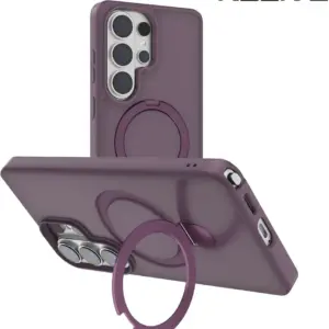 RING CASE S24 ULTRA- BURGUNDY