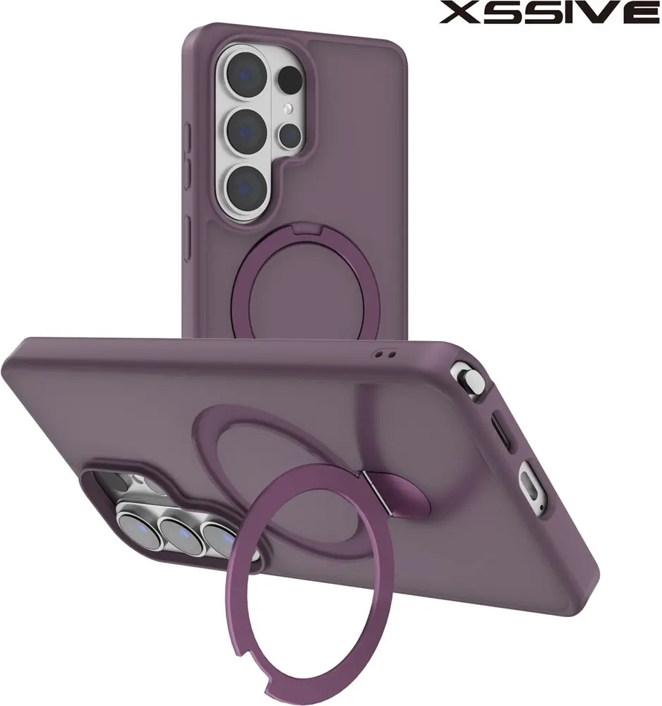 RING CASE S24 ULTRA- DARK CHERRY