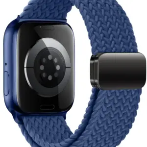 XSSIVE BRAIDED STRETCH WATCH STRAP FOR iWATCH 38/40/41/42MM - BLUE