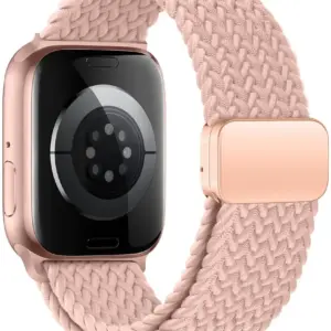 XSSIVE BRAIDED STRETCH WATCH STRAP FOR iWATCH 38/40/41/42MM - PINK