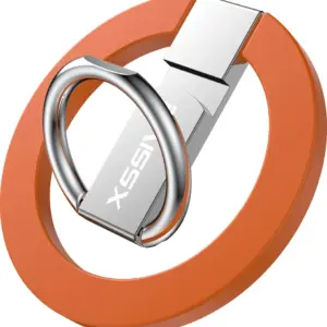 XSSIVE FOLDABLE MAGNETIC RING HOLDER & STAND XSS-RST01 - ORANGE