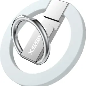 XSSIVE FOLDABLE MAGNETIC RING HOLDER & STAND XSS-RST01 - WHITE