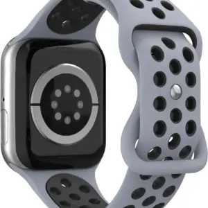 XSSIVE HONEYCOMB SILICONE WATCH STRAP FOR iWATCH 38/40/41/42MM - GRAY
