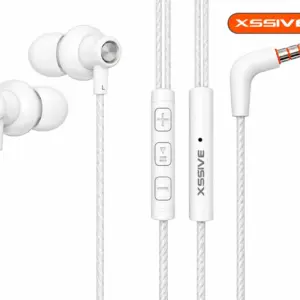 XSSIVE STEREO HEADPHONES 3.5MM XSS-EP23W - WHITE